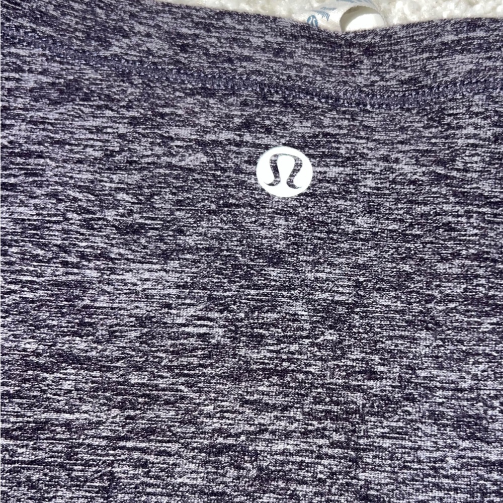 Lululemon Heather purple top-size 8 - Picture 5 of 7